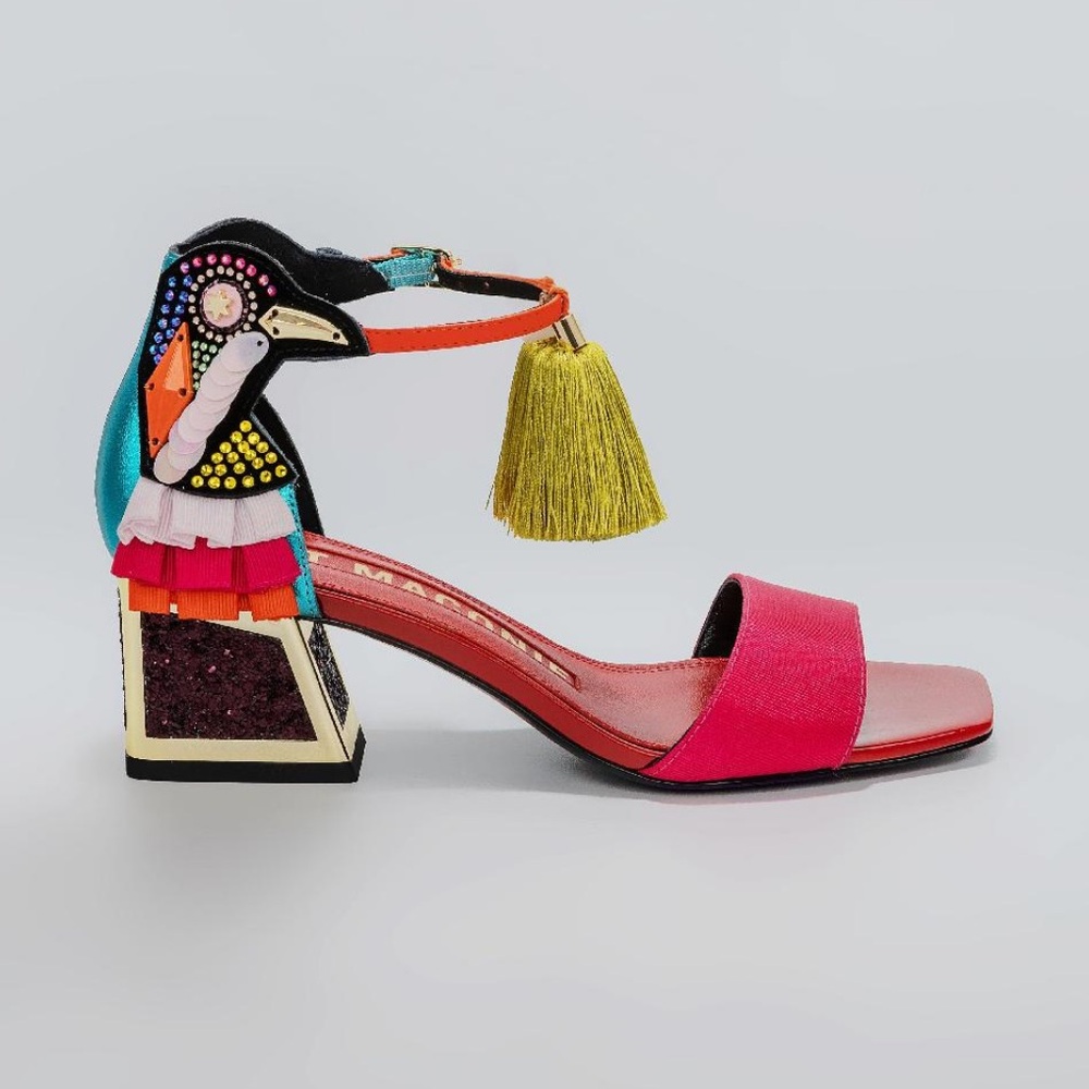 kat maconie Kay Sandals SS25 LOW BLOCK HEEL
Scuba/Merlot sz. 39 - Picture 3 of 4